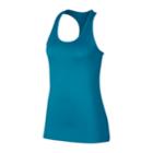 Women's Nike Dry Training Mesh Racerback Tank, Size: Xs, Brt Blue