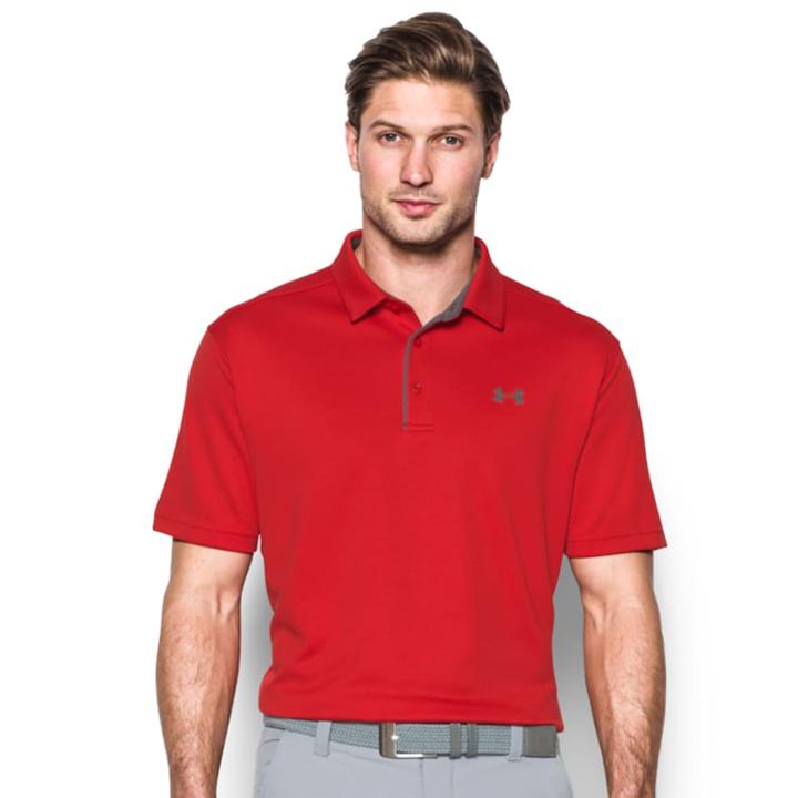 Men's Under Armour Tech Polo, Size: Xl, Red
