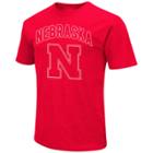 Men's Campus Heritage Nebraska Cornhuskers Logo Tee, Size: Large, Dark Red