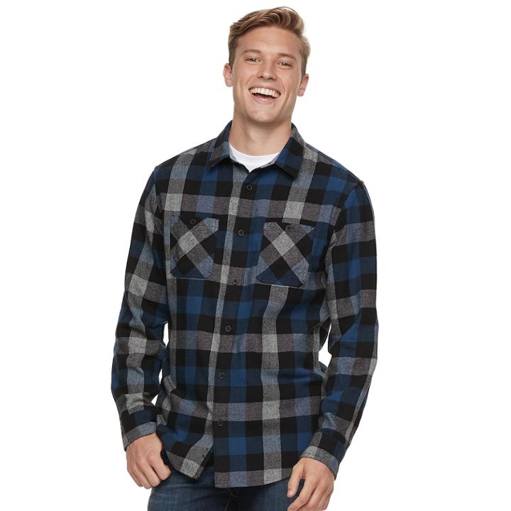 Men's Urban Pipeline&reg; Button-down Shirt, Size: Xxl, Dark Blue
