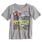 Toddler Boy Jumping Beans&reg; Blaze & The Monster Machines Grid Graphic Tee, Size: 3t, Grey