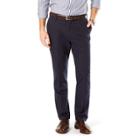 Men's Dockers&reg; Stretch Signature Khaki Athletic-fit Flat-front Pants, Size: 36x32, Blue (navy)