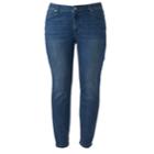 Plus Size Lc Lauren Conrad Midrise Skinny Jeans, Women's, Size: 22 W, Blue