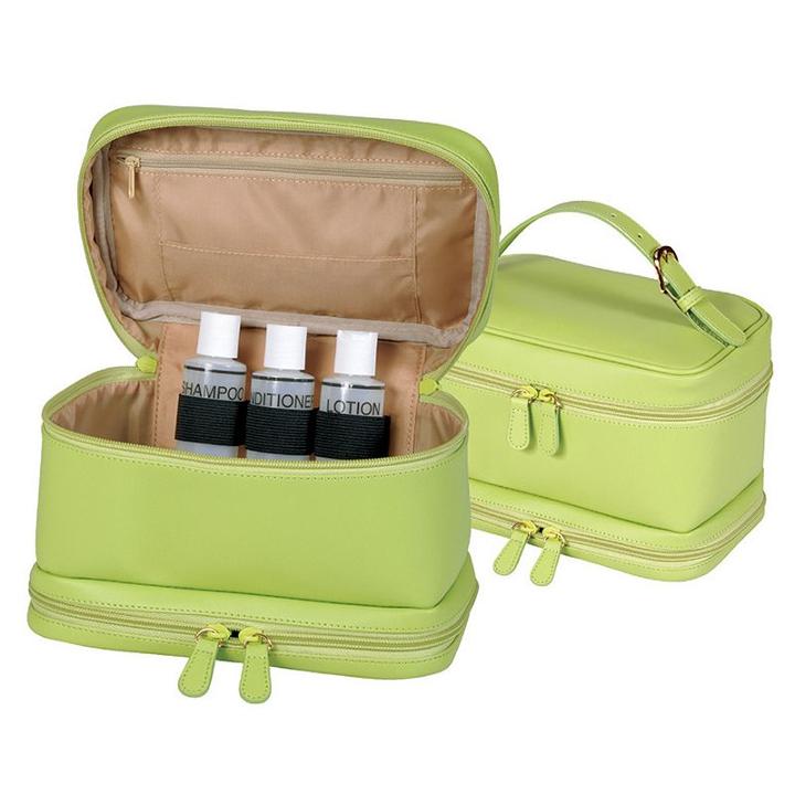 Royce Leather Cosmetic Travel Case, Men's, Multicolor
