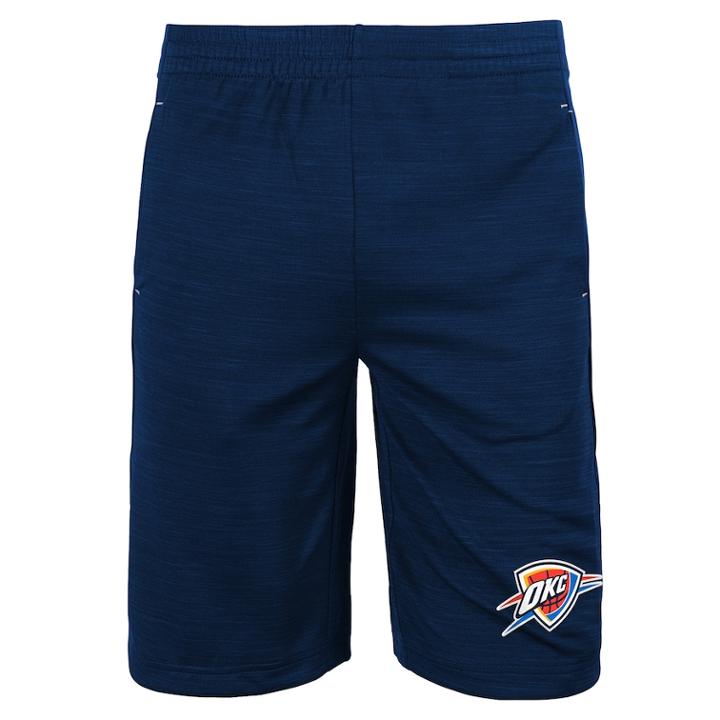 Boys 8-20 Oklahoma City Thunder Free Throw Shorts, Size: L 14-16, Blue (navy)