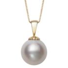 14k Gold Freshwater Cultured Pearl Pendant Necklace, Women's, Size: 18, White