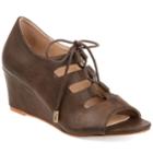 Journee Collection Kortlin Women's Wedges, Size: Medium (7), Brown