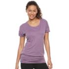 Women's Tek Gear&reg; Ruched Active Tunic, Size: Small, Med Purple