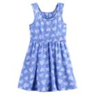 Toddler Girl Jumping Beans&reg; Print Racerback Skater Dress, Size: 3t, Blue (navy)