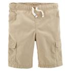 Boys 4-12 Carter's Khaki Cargo Shorts, Size: 7, Med Beige