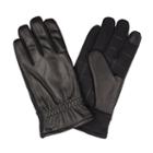 Men's Dockers Leather Touchscreen Gloves, Size: Xl, Black