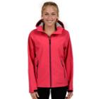Women's Champion Hooded Soft Shell Jacket, Size: Large, Pink