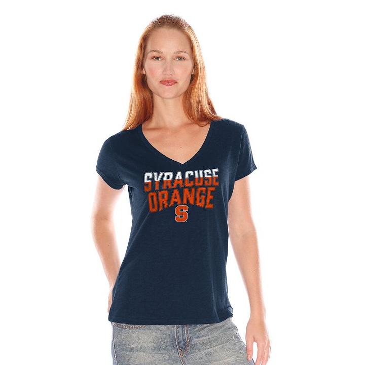 Women's Syracuse Orange Fair Catch Tee, Size: Large, Blue (navy)