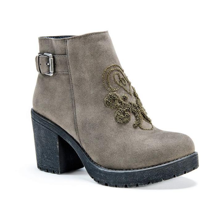 Muk Luks Kendra Women's Ankle Boots, Girl's, Size: 9, Green