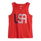 Boys 4-10 Jumping Beans&reg; Usa Tank Top, Size: 5, Med Red