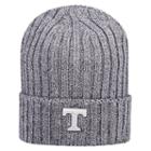 Adult Top Of The World Tennessee Volunteers Two Below Beanie, Med Grey