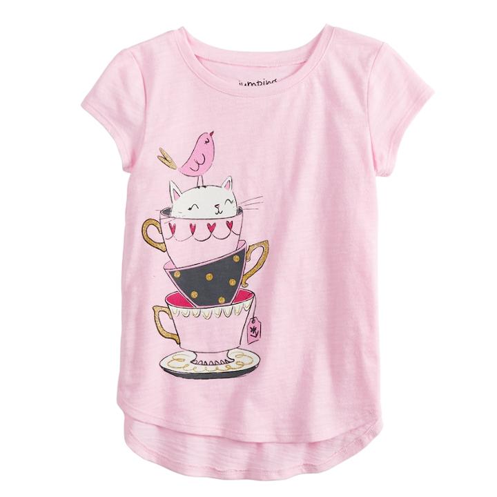 Toddler Girl Jumping Beans&reg; Graphic Tee, Size: 3t, Light Pink