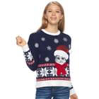 Juniors' It's Our Time Fairisle Sweater, Teens, Size: Xl, Med Blue
