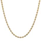 Everlasting Gold 14k Gold Diamond-cut Rope Chain Necklace - 22 In, Women's, Size: 22