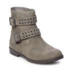 So&reg; Loreen Girls' Motto Boots, Size: 4, Grey