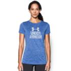 Women's Under Armour Tech Twist Short Sleeve Graphic Tee, Size: Xl, Lapis Blue