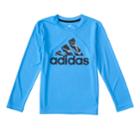 Boys 4-7x Adidas Logo Tee, Size: 4, Brt Blue