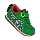Asics School Yard Zoo Alligator Toddlers' Running Shoes, Boy's, Size: 6 T, Green Oth