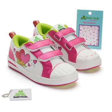 Bobbi-toads Sophie Girls' Paintable Sneakers With Stickers, Girl's, Size: Medium (1), Pink