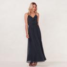 Women's Lc Lauren Conrad Ruffle Maxi Dress, Size: Xs, Blue