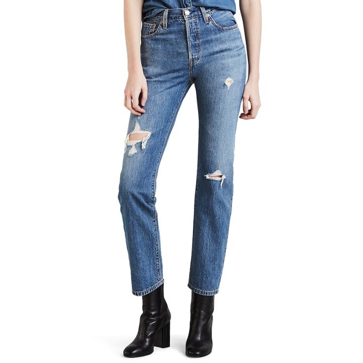 Women's Levi's 501 Classic Mid-rise Jeans, Size: 30(us 10)m, Light Blue