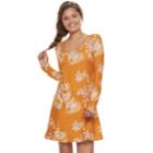 Juniors' Mudd&reg; Floral Dress, Teens, Size: Xs, Drk Orange
