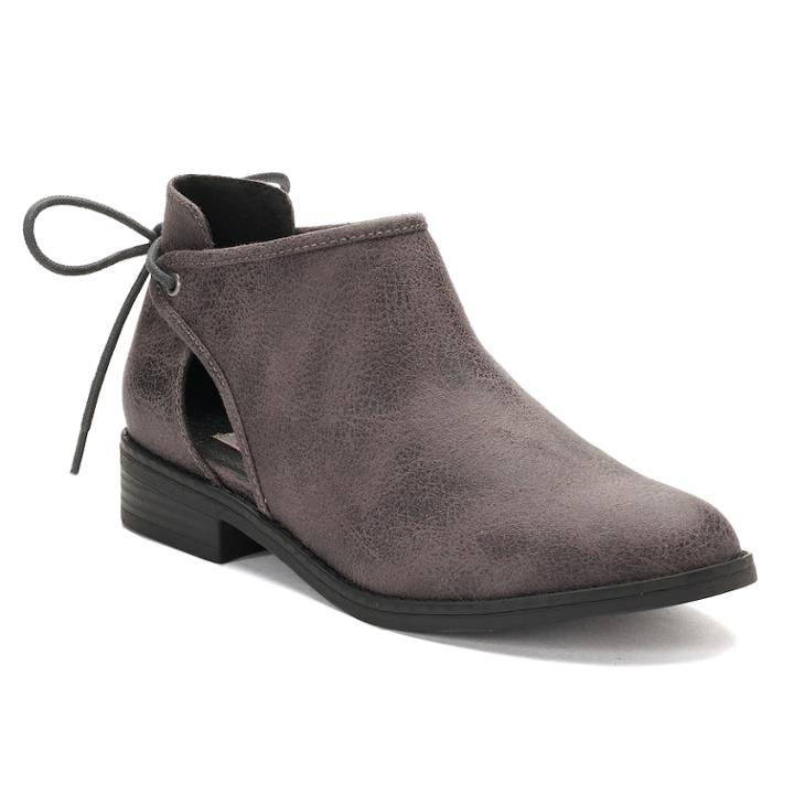Unleashed By Rocket Dog Mazey Women's Ankle Boots, Size: Medium (9.5), Med Grey
