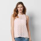 Sonoma Goods For Life, Women's &trade; Crochet Tank, Size: Large, Natural