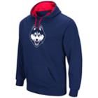 Men's Campus Heritage Uconn Huskies Logo Hoodie, Size: Large, Dark Blue