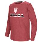 Boys 8-20 Indiana Hoosiers Wordmark Tee, Size: L(16/18), Dark Red
