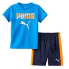 Boys 4-7 Puma Graphic Performance Tee & Shorts Set, Boy's, Size: 6, Blue Other