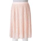 Juniors' Joe B Pleated Lace Skirt, Girl's, Size: Medium, Brt Pink