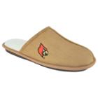 Men's Louisville Cardinals Scuff Slipper Shoes, Size: Small, Brown