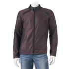 Men's Xray Slim-fit Moto Jacket, Size: Small, Red