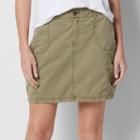 Women's Sonoma Goods For Life&trade; Utility Skirt, Size: 16, Green
