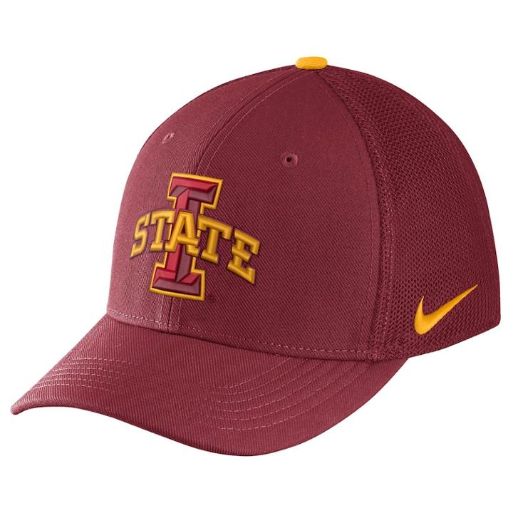 Adult Nike Iowa State Cyclones Aerobill Flex-fit Cap, Men's, Red