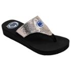 Women's Penn State Nittany Lions Shine Platform Flip-flops, Size: Xl, Red/coppr (rust/coppr)