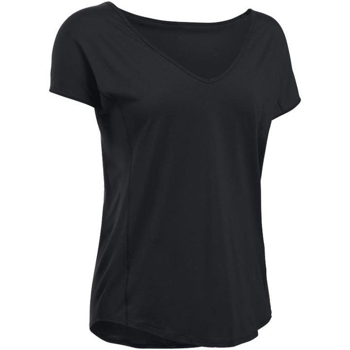 Women's Under Armour Studio Tee, Size: Large, Black
