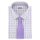 Men's Van Heusen Slim-fit Flex Collar Dress Shirt & Tie, Size: L-36/37, Purple Oth