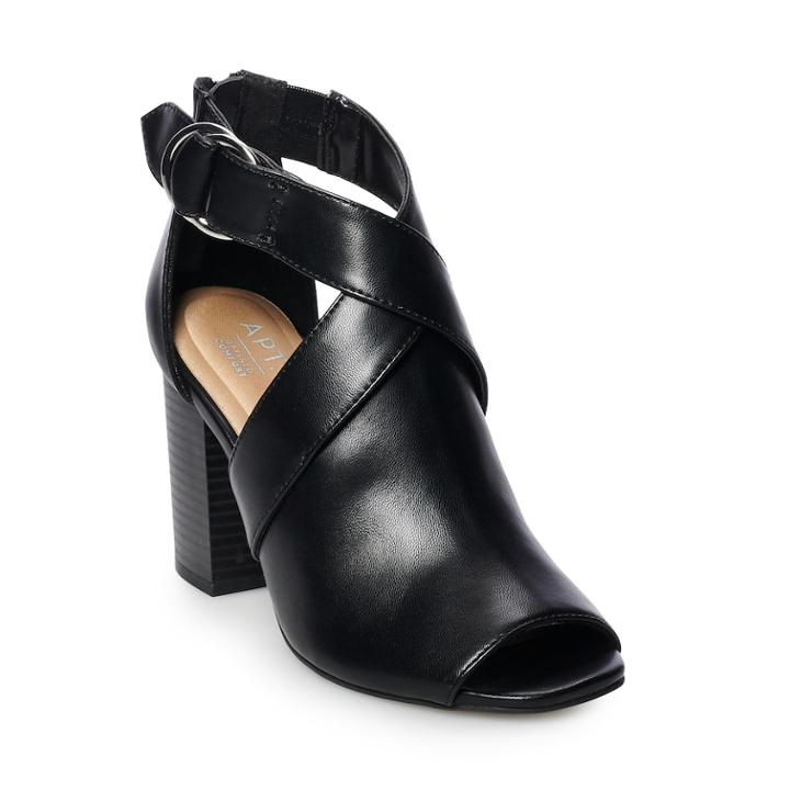 Apt. 9&reg; Annual Women's High Heel Sandals, Size: 7.5, Black
