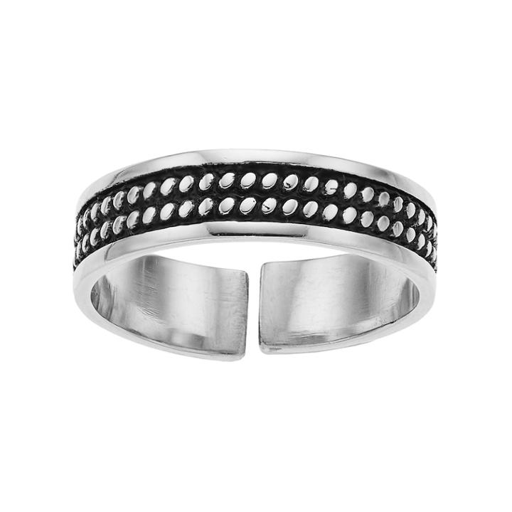 Sterling Summer Textured Toe Ring, Women's, Silver