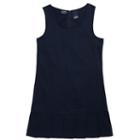 Girls 4-20 French Toast School Uniform Pleated Drop-waist Jumper, Girl's, Size: 16, Blue (navy)