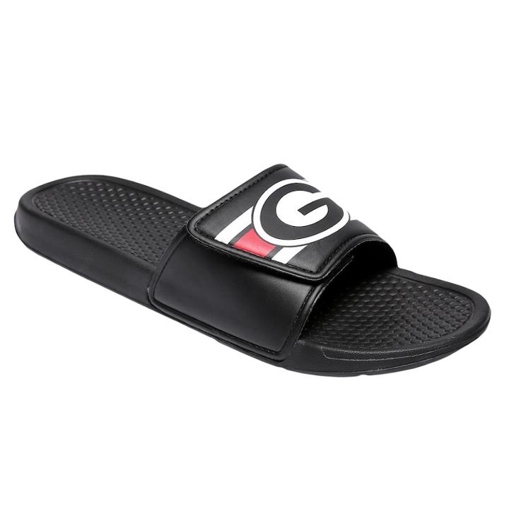 Men's Forever Collectibles Georgia Bulldogs Legacy Slide Sandals, Size: Large, Team