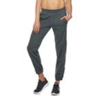 Petite Tek Gear&reg; Fleece Banded Bottom Mid-rise Sweatpants, Women's, Size: M Petite, Dark Grey
