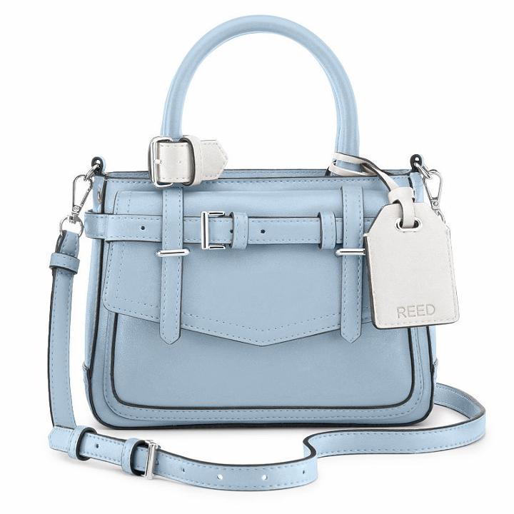 Reed Boxer Mini Convertible Satchel, Women's, Light Blue